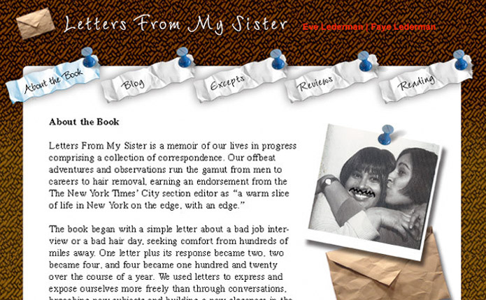 Letters from My Sister | ZappCreative